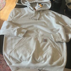 Carhartt Men's Cream Hoodie